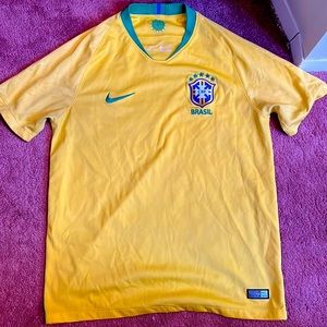 Mens Nike Brazil soccer jersey 2018